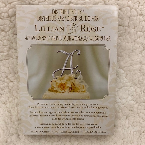 Cake Topper Letter “B” - Picture 2 of 2